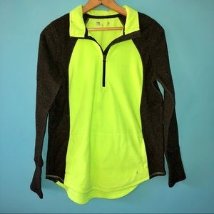 Xersion Fleece Quarter Zip Pullover Sweatshirt